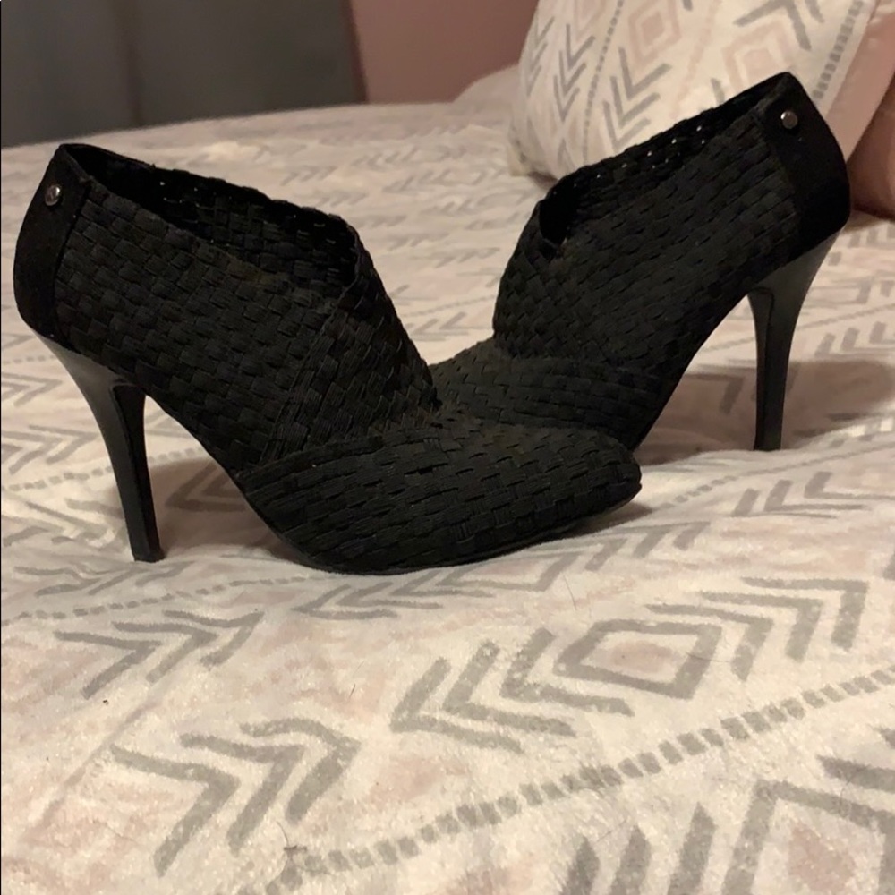 Black, Simply Vera, Vera Wang booties.